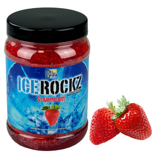 Arome naturale pentru narghilea cu capsuni Bigg Ice Rockz Strawberry 1kg